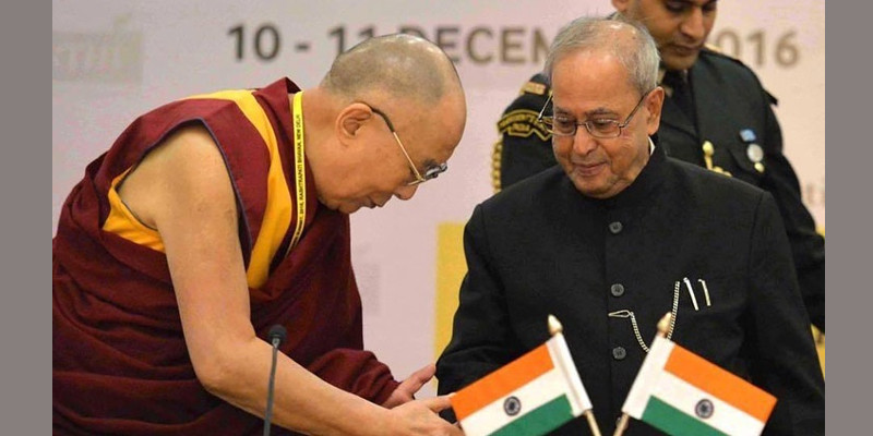 Dalai Lama Condoles Death of Former President Pranab Mukherjee