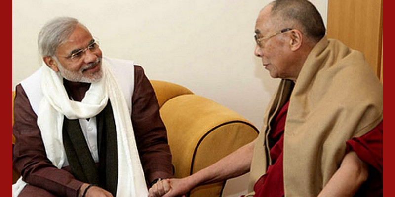 Dalai Lama Sends Prayers and Wish on PM Modi’s Birthday