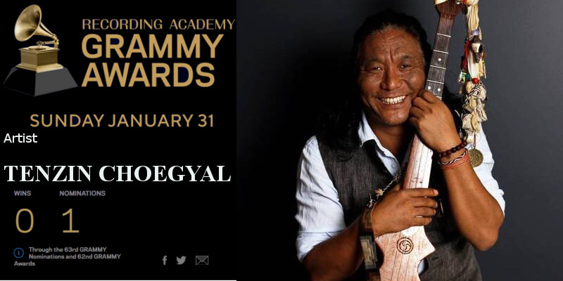 Tibetan Singer Tenzin Choegyal Nomiated for 2021 Grammy Awards