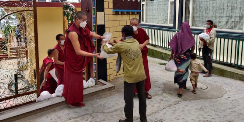 Tibetans Collectively Donating to PM Cares Fund to Support India's Fight Against COVID-19
