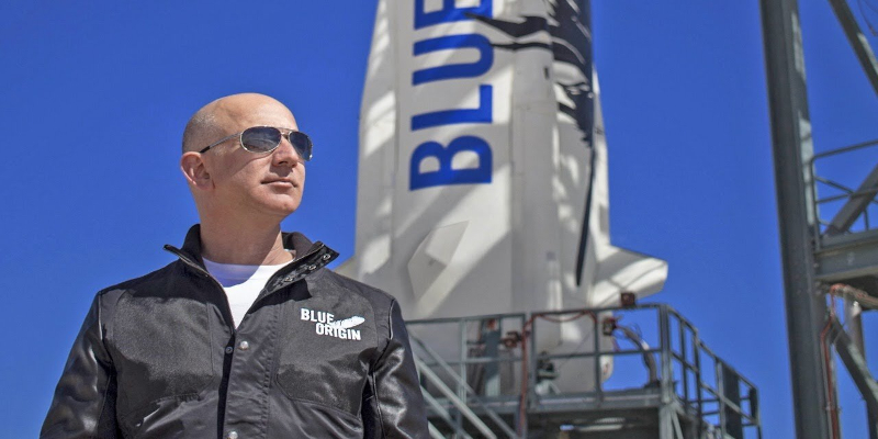 The world’s wealthiest guy Bezos is planning a space launch.