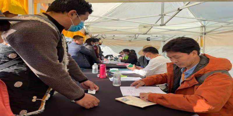 Tibetans in Belgium Hold Green Book Day Event