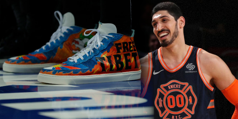 NBA to Ban Enes Kanter if he wears “Free Tibet” Sneakers!