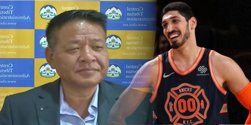 Sikyong expresses gratitude to NBA player Enes Kanter for his support of the Tibetan freedom movement.