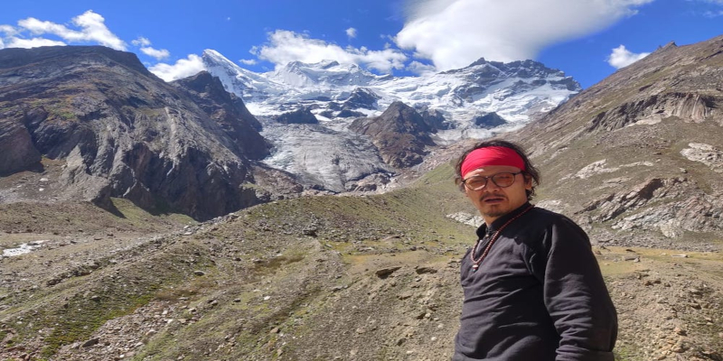 Tenzin Tsundue has finished his 127-day Himalayan trek.
