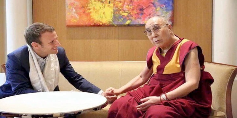 Dalai Lama congratulates President Macron on re-election