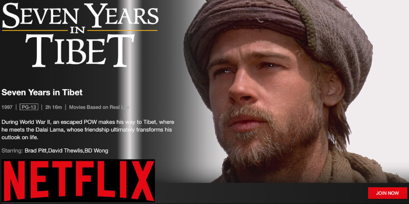 Netflix Streams Brad Pitt's Movie on Tibet that Banned Him in China! What Now?