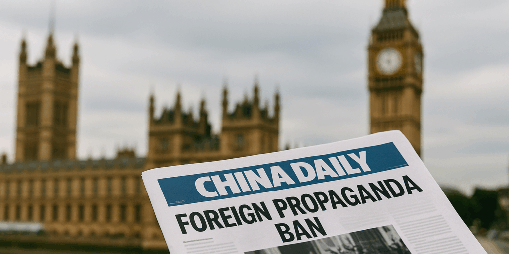 UK Parliament Ends Unsolicited Distribution of Chinese State-Run Newspaper