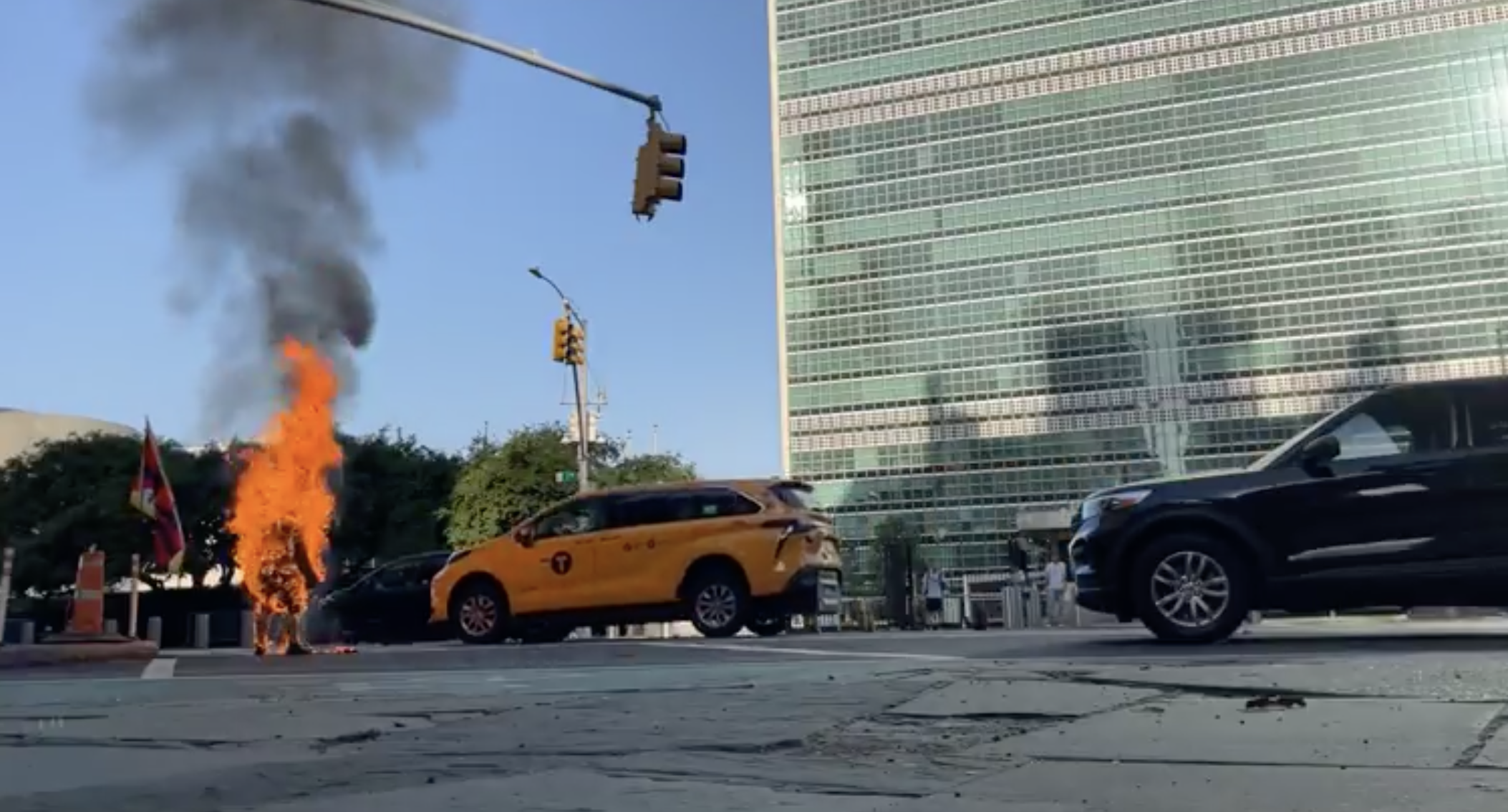 Tibetan Activist Self-Immolates Outside United Nations Headquarters in New York